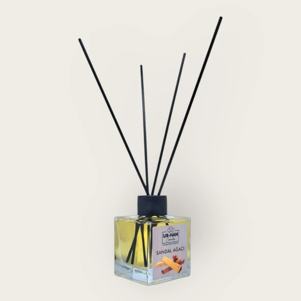 SANDAL AĞACI Bambu Çubuklu Oda Kokusu 100 ML Cam Şişe - 2