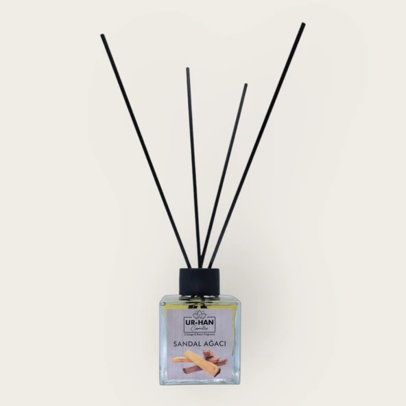 SANDAL AĞACI Bambu Çubuklu Oda Kokusu 100 ML Cam Şişe - 4