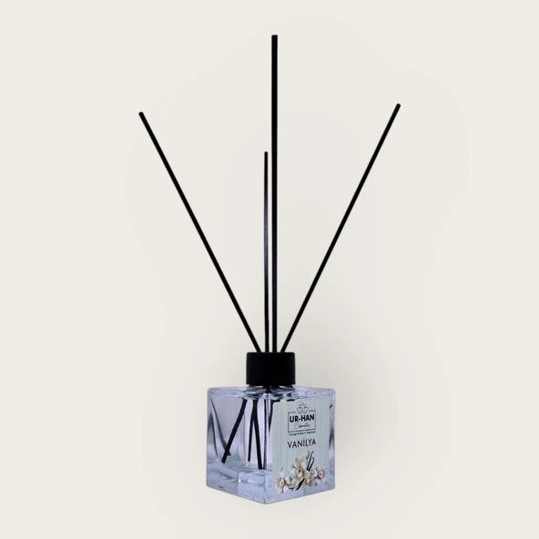 VANİLYA Bambu Çubuklu Oda Kokusu 100 ML Cam Şişe - 2