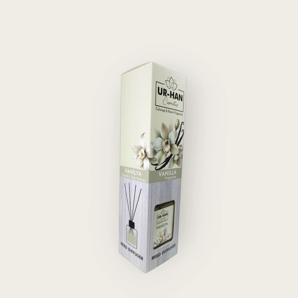 VANİLYA Bambu Çubuklu Oda Kokusu 100 ML Cam Şişe - 7
