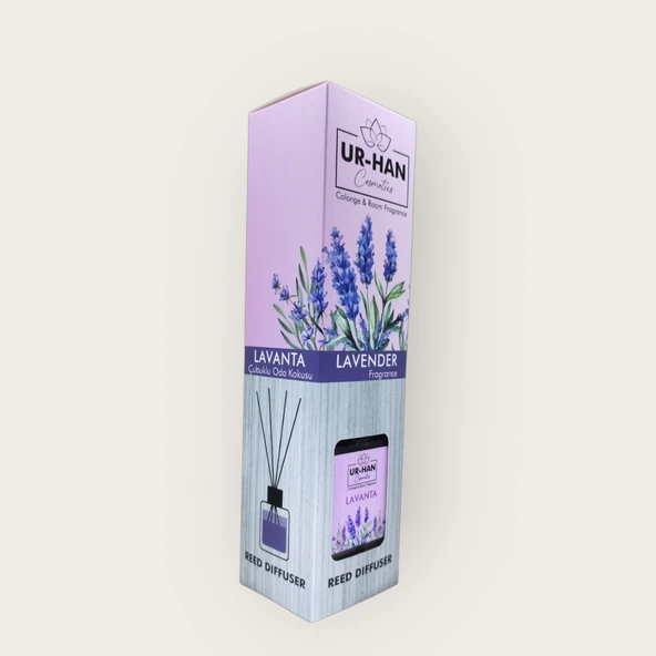 Lavanta Bambu Çubuklu Oda Kokusu 100 ml Cam Şişe - 8