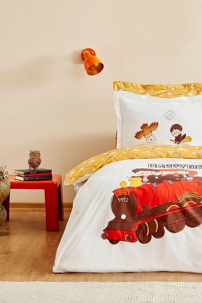 Karaca Home Harry Potter Wızards Letter Tek Kişilik Nevresim Takımı - 3