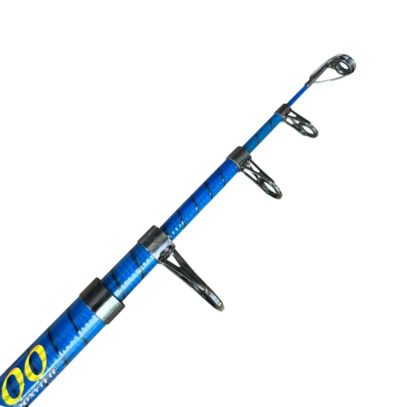 Teleskopik Olta Kamışı - Protackle Sensei - 300cm - 100/150 Gr - Mavi - 3