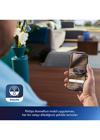 Philips HomeRun 3000 Serisi Aqua XU3000/01 Islak & Kuru Akıllı Robot Süpürge - Resim 4