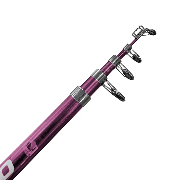 Teleskopik Olta Kamışı - Protackle Beacon - 350cm - 60/120 Gr - Mor - 2