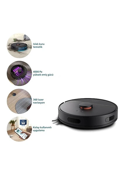 Philips HomeRun 3000 Serisi Aqua XU3000/01 Islak & Kuru Akıllı Robot Süpürge - Resim 2