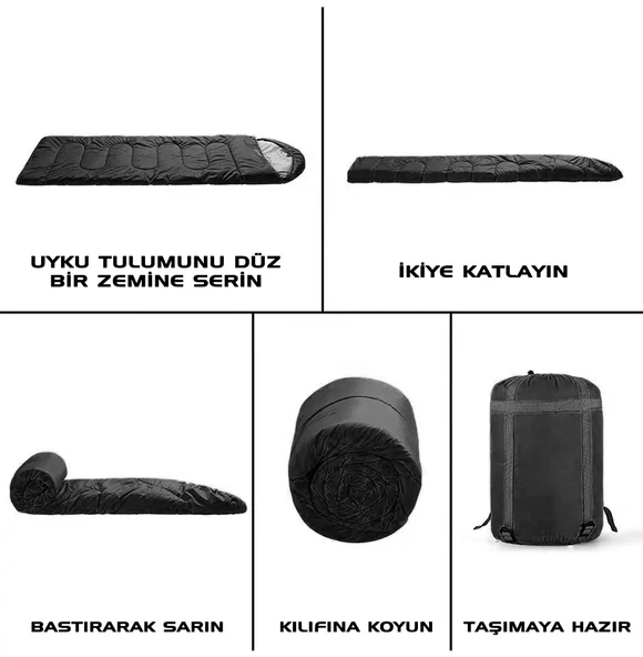 Uyku Tulumu - Blink - Kahve - Extreme -15C° - Savage YS-507 - 5