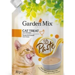 Gardenmix Tavuk Eti Ezmeli Kedi Ödülü 80 Gr | Lezzetli ve Sağlıklı Ödül Maması
