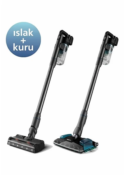 Philips XC8053/01 Aqua Plus 8000 Serisi Mop ve Kuru Özellikli Akıllı Başlıklı Dikey Süpürge