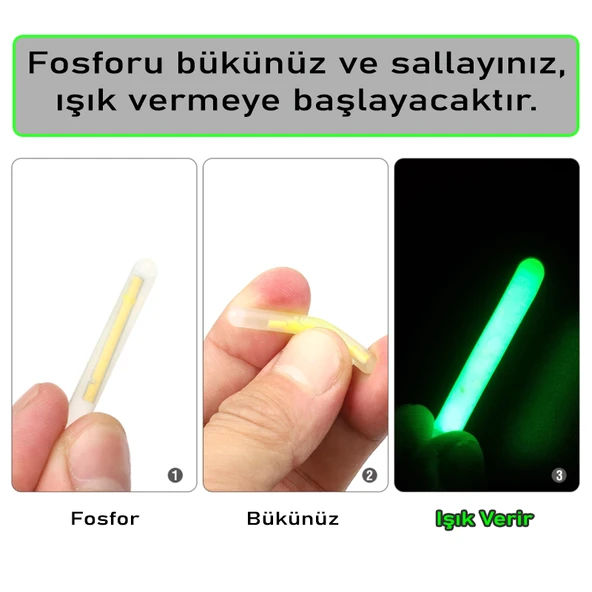 Fishack Jel Balıkçı Fosfor Çiftli 45*39mm 10'lu - 3
