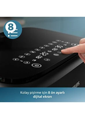 Philips Airfryer NA350/00 Çift Hazneli Fritöz 9L - Resim 6