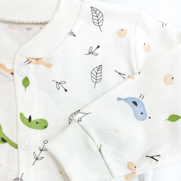 Sema Baby Happy Birds Bebek Pijama Takımı 0-3 Ay - 2