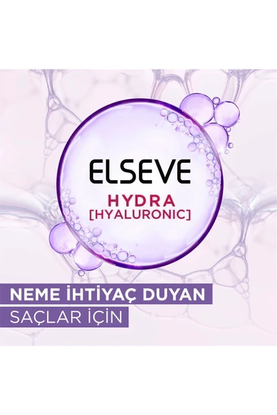 Elseve Hydra [hyaluronic] Nem Dolduran Şampuan 360ml Nem İle Dolgunlaştıran Serum 150ml Seti - 5