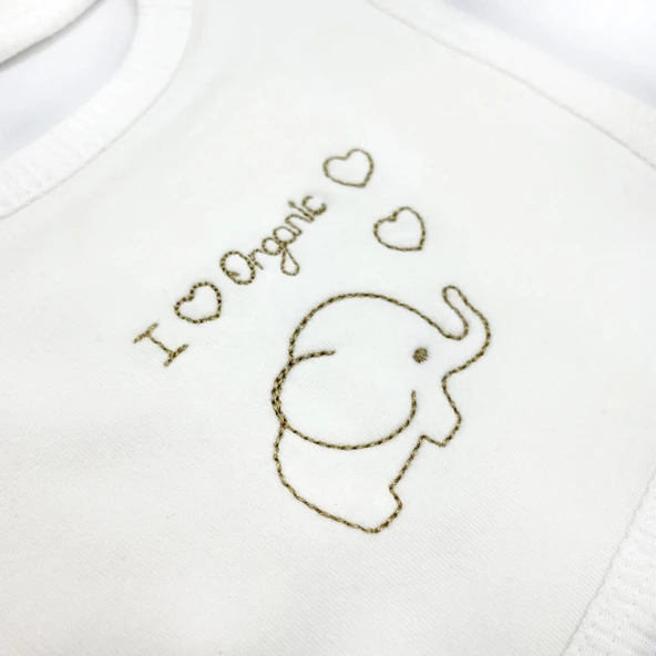 Sema Baby Organic  5 Parça Hastane Çıkışı Zıbın Seti - 2