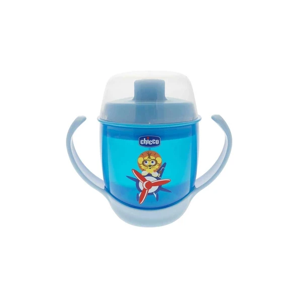 Chicco Bebek Mama Bardağı 180 ml 12+ Ay Mavi