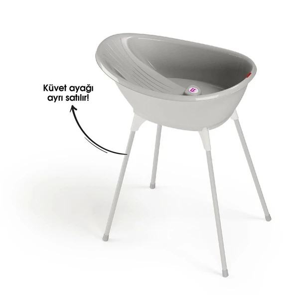 OkBaby Bella Çift Yönlü Banyo Küveti 0-12 ay / Gri - 4