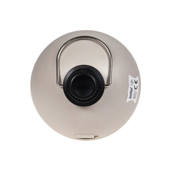 USB Şarjlı Kamp Lambası Krem - Resim 4