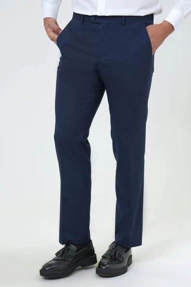 Slim Fit Bistre Erkek Kumaş Pantolon - 4