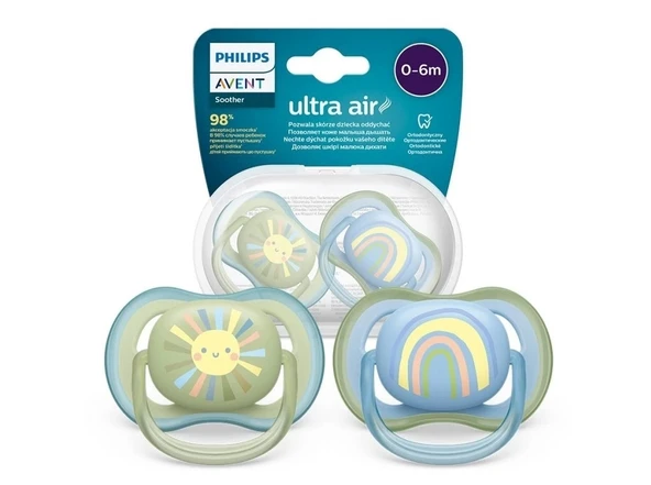 Philips Avent Ultra Air Emzik 0-6 Ay 2li SCF085/58