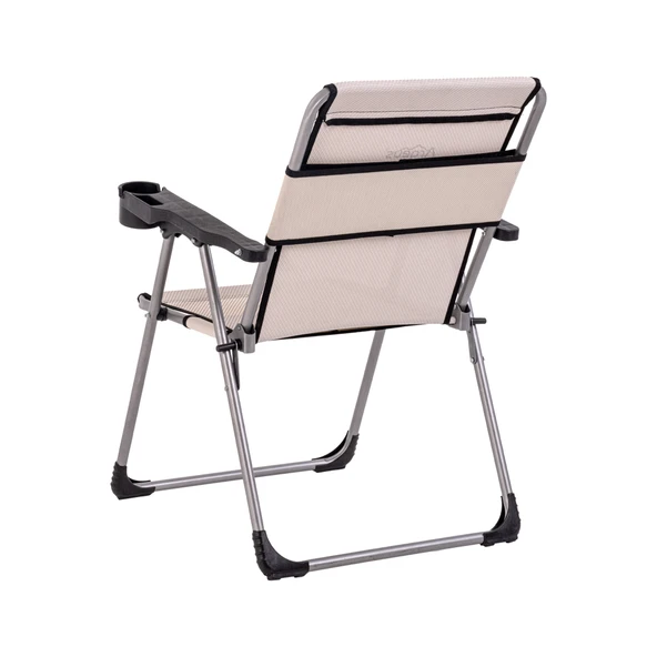 Katlanabilir Piknik ve Kamp Sandalyesi - Bardaklıklı - Rock - Bozkır (A-21-R11)- 140KG Taşıma - Resim 2