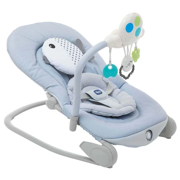 Chicco Balloon Bouncer Ev Tipi Titreşimli Ana Kucağı - Mavi ürün görseli