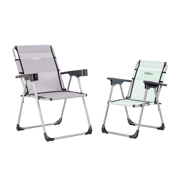 Argeus Rock Junior Katlanabilir Çocuk Kamp Sandalyesi - Su Yeşili (J-01) - Resim 5