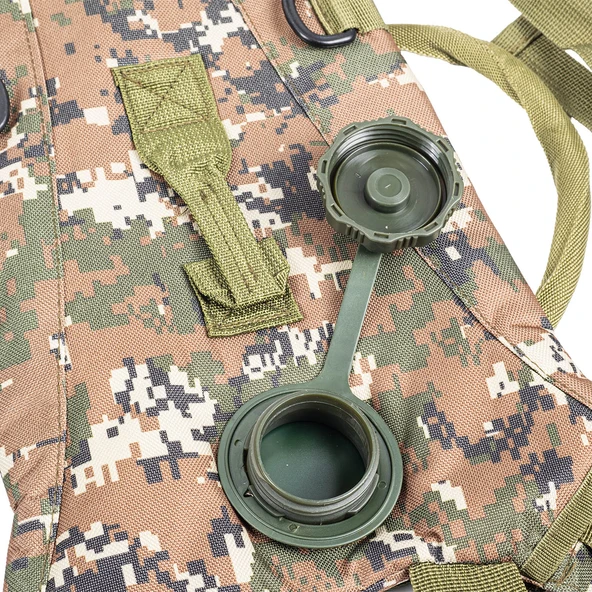 Camelbag Suluk Sırt Çantası 3 Lt - Yeşil Dijital Kamuflaj - 6