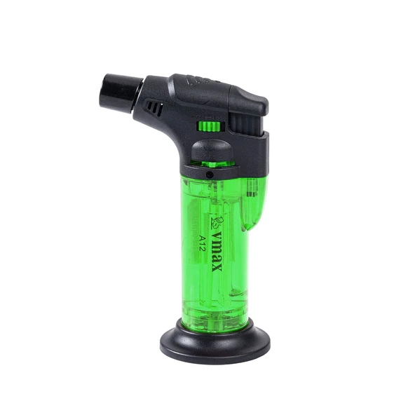 Doldurulabilir Pürmüz Çakmak - Torch - Metal Başlıklı - A12 - Yeşil ürün görseli