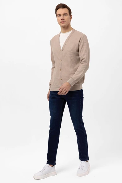 Regular Kalıp Kapitone Hırka - 3