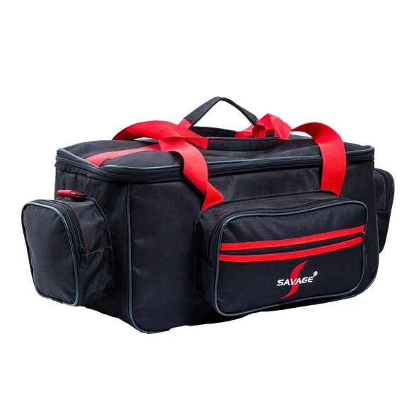 Çok Amaçlı Malzeme Çantası - Büyük - Siyah - 35021 - Balıkçı Çantası - Seyahat Çantası - Resim 2