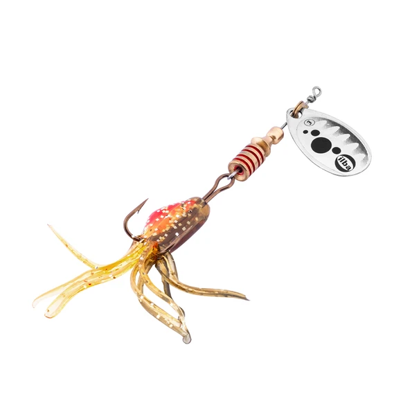 Alabalık Turna Döner Olta Kaşık - Ilba Bubble Yem 390133 - Gümüş/Siyah - No:3 ürün görseli