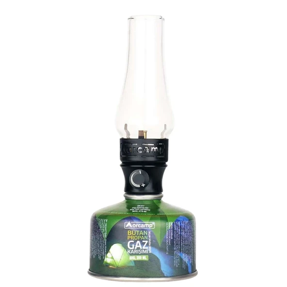 Vidalı Kamp-Kandil Lambası + 80 gr Kartuş L-193-80