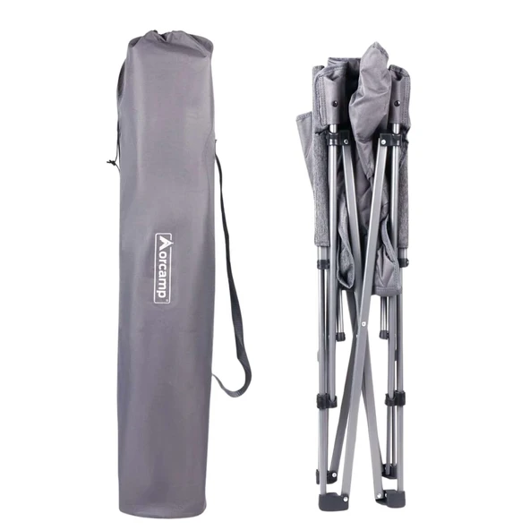 Trono Katlanabilir Kamp Sandalyesi - Orcamp - Gri - Resim 5