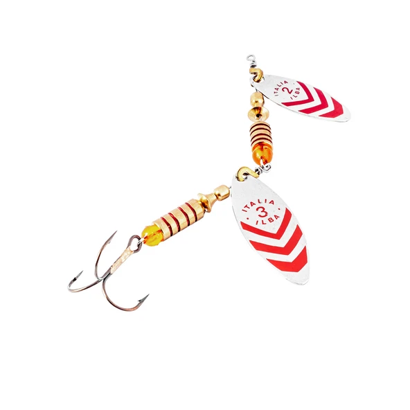 Alabalık Turna Döner Olta Kaşık - Ilba Tandem T66112+3 - Gümüş/Kırmızı - No:2+3 ürün görseli