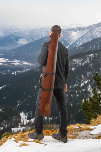 Lüks Tüfek Kılıfı - Savage - Kiremit Yılan - 66 Namlu - Resim 5