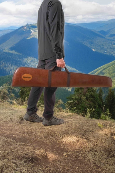 Lüks Tüfek Kılıfı - Savage - Kiremit Yılan - 66 Namlu - Resim 6