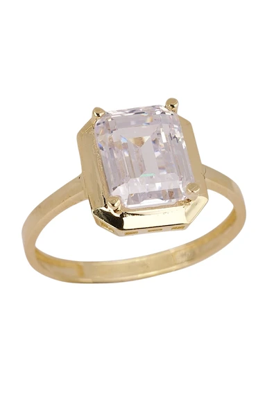 Cigold Taşlı Yüzük 14 Ayar Altın 2.48 Gr OA-K21401028946 - 2