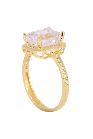 Cigold Taşlı Yüzük 14 Ayar Altın 2.57 Gr OA-K21401028954 - 2