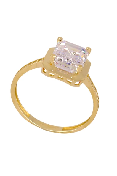 Cigold Taşlı Yüzük 14 Ayar Altın 2.67 Gr OA-K21401028949 - 4