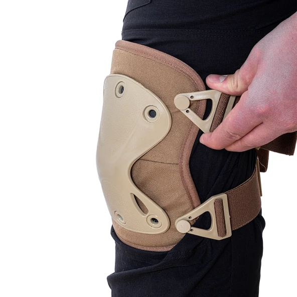 Savage Koruyucu Dizlik Dirseklik Set Bej - Resim 4