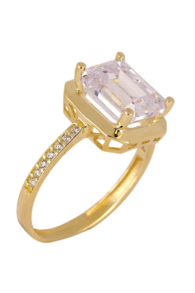 Cigold Taşlı Yüzük 14 Ayar Altın 2.57 Gr OA-K21401028954 - 3