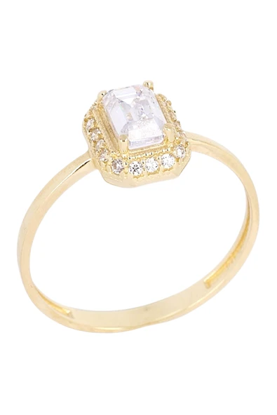 Cigold Taşlı Yüzük 14 Ayar Altın 1.67 Gr OA-C11601028985 - 2