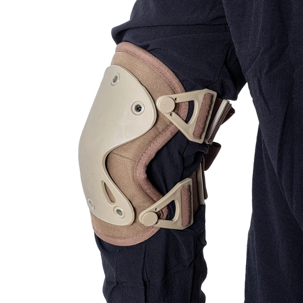 Savage Koruyucu Dizlik Dirseklik Set Bej - Resim 3