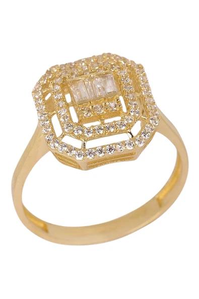 Cigold Taşlı Yüzük 14 Ayar Altın 2.46 Gr OA-C11601028998