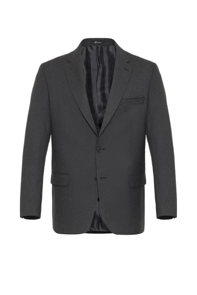 SÜVARİ BOL KESİM SİYAH ARMÜRLÜ TAKIM ELBİSE - 2