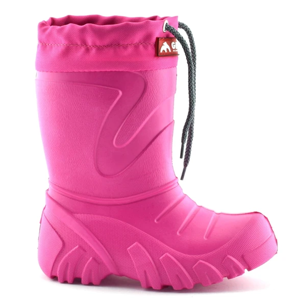Lemigo Grizzly Eva Çocuk Kürklü Pembe Yağmur Çizmesi (835) - Resim 3