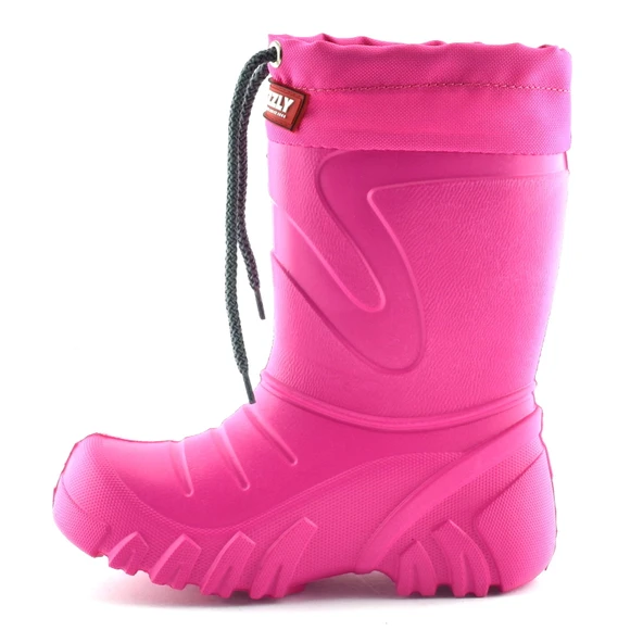 Lemigo Grizzly Eva Çocuk Kürklü Pembe Yağmur Çizmesi (835) - Resim 4