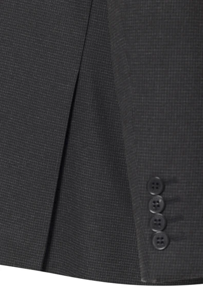 SÜVARİ BOL KESİM SİYAH ARMÜRLÜ TAKIM ELBİSE - 5