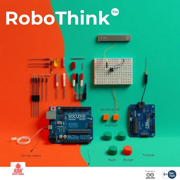 Arduino Uyumlu Robotik Kodlama Seti EK3 (Kutulu ve E-Kitaplı)