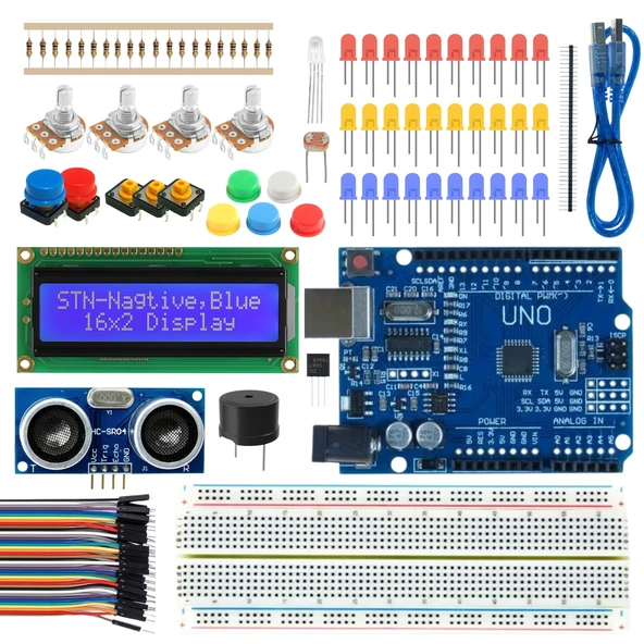 Arduino Uyumlu Robotik Kodlama Seti 124 Pcs (Kutulu ve E-Kitaplı)